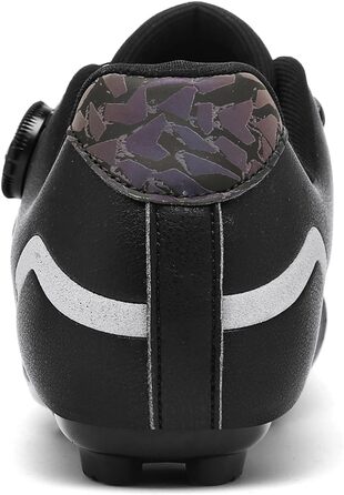 Велотуфлі для шосейного велосипеда для чоловіків, сумісні з педалями Look SPD SPD-SL Delta Lock, білі (41 EU, чорний)