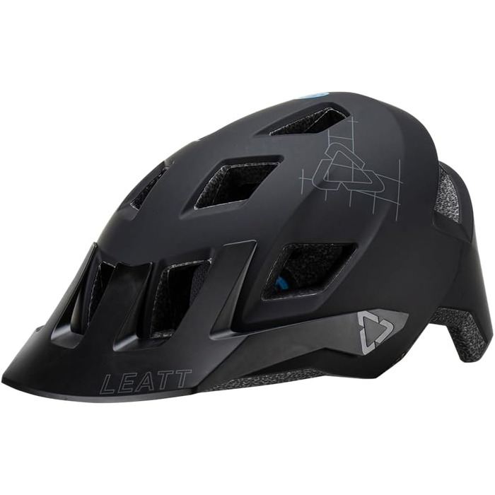 Велосипедний шолом Leatt MTB AllMtn 1.0 Stealth V23, розмір M (55-59 см)