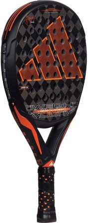 Падельна ракетка adidas Adipower Multiweight Ctrl 3.3, чорна-оранжева, без струн
