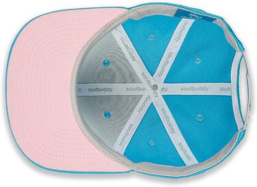 Набір кепок Soubuddy для батька та сина (2 шт), сімейний комплект бейсболок Snapback для дорослих та дітей, сірий та блакитний