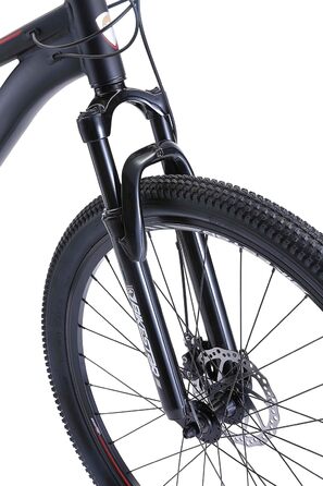 Гірський велосипед BIKESTAR Hardtail алюмінієвий, 21 швидкість Shimano, дискові гальма, 27.5