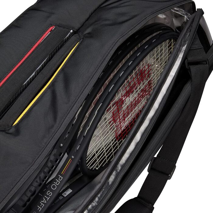 Сумка для тенісу Wilson Super Tour Pro Staff 9 (чорна) - для дорослих