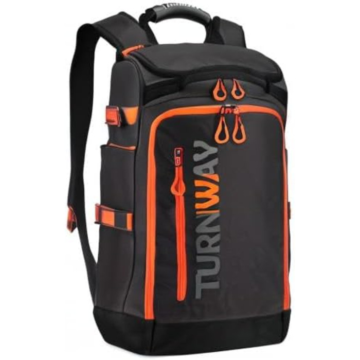 Чохол для лижних/сноубордистських черевиків та скейтборду TurnWay, чорний/помаранчевий, універсальний розмір