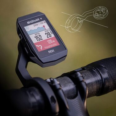 Велокомп'ютер SIGMA Rox 11.1 Evo HR SE, чорний, універсальний розмір