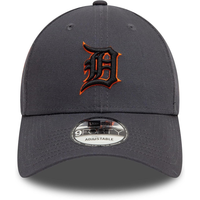 Кепка New Era Basecap 9Forty, регульована, різні дизайни, вигнутий козирок, логотип, універсальний розмір (Detroit Tigers #37296)