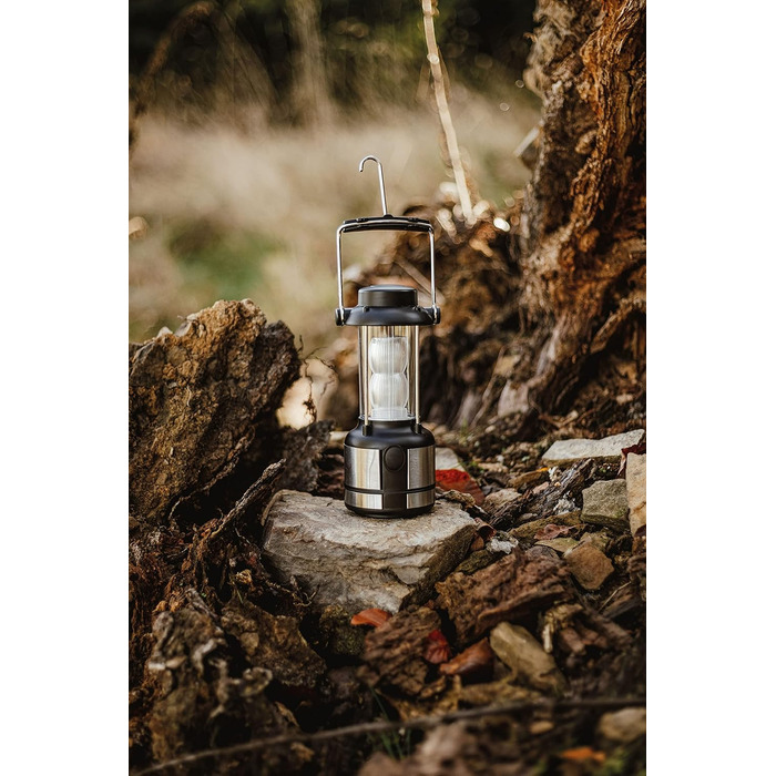 LED кемпінговий ліхтар Enders® Shine з ручкою та гачком для підвішування, на батарейках #6487