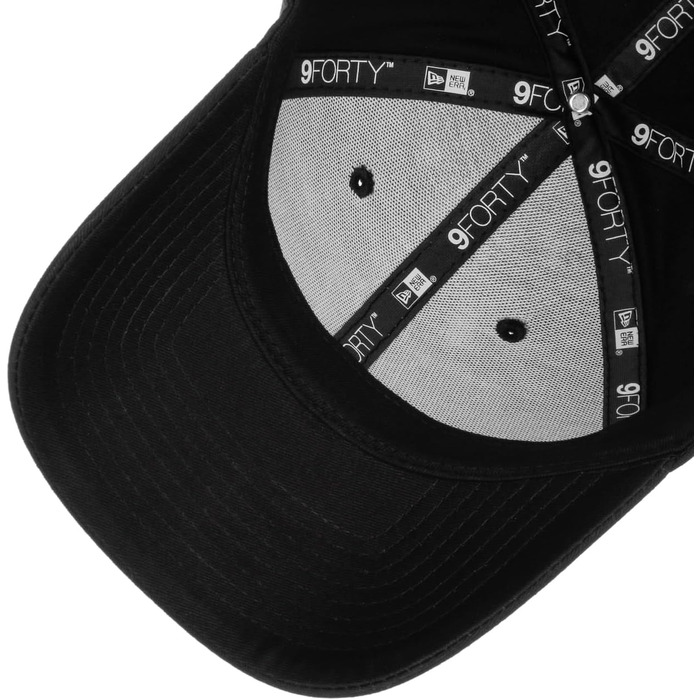 Кепка New Era 9Forty Yankees Essential - бейсболка з вигнутим козирком, чорна, MLB, для чоловіків