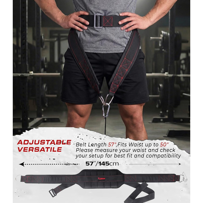 Пояс для присідань TAVIEW з кріпленням до стелажа, для важкої атлетики та пауерліфтингу - підтримка спини, низький профіль, м'яка підкладка на стегнах та передній поверхні, надійна застібка, міцний, зелений (чорний & червоний)