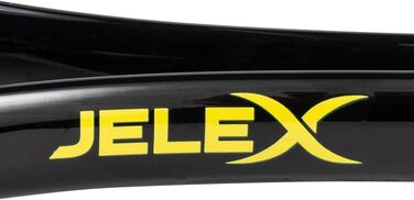 Сквош-ракетка JELEX Power One з легкого алюмінію, міцна та ударостійка, ергономічна ручка, вага 220 г, для чоловіків та жінок, темно-червона і темно-синя