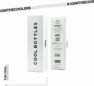 Термобутилка з нержавіючої сталі Cool Bottles 500 мл Pastel Sky, тримає холод 36 годин і тепло 18 годин, BPA Free, Triple-Cool Technology