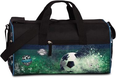 Спортивна сумка Fabrizio Kindersporttasche для дітей, чорна: футбольна, для подорожей
