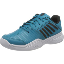Тенісне взуття K-Swiss Court Express Carpet для хлопчиків, розмір 18 EU, кольори: Algiers Blue, Black, White