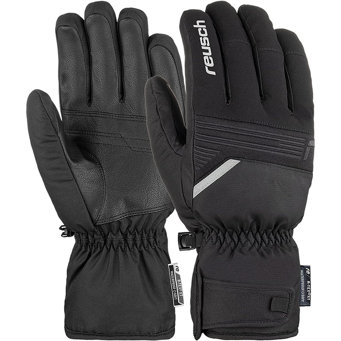 Чоловічі зимові рукавички Reusch Bradley R-Tex, чорні/білі, розмір 9.5