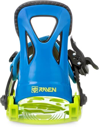 Сноуборд RAVEN Raven Snowboard Set Bang Junior + кріплення s230 Black/s160 Junior Blue/Lime (125 см)
