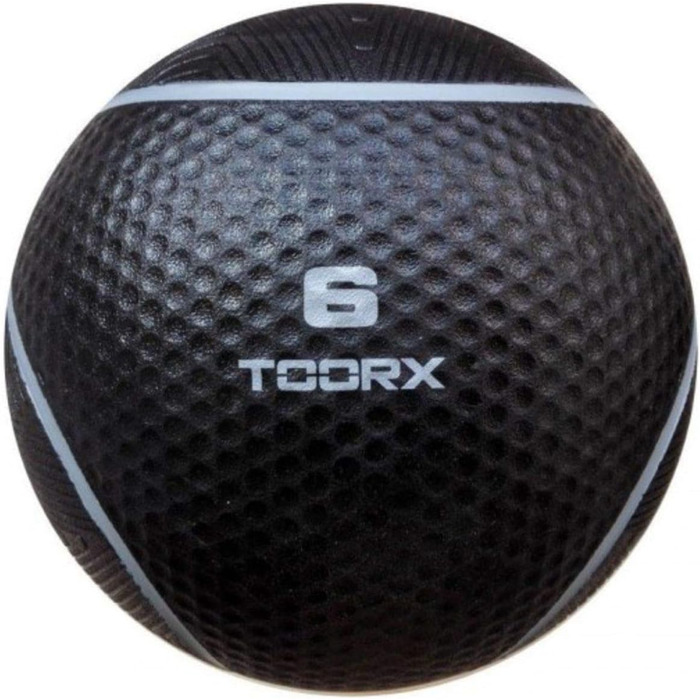 Медичний м'яч Toorx 6 кг, діаметр 24 см, фітнес, тренування
