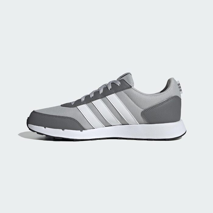 Кросівки adidas Run 50s Unisex Grey Two Cloud White Grey Four — Спортивне взуття для щоденного використання, розмір 42 2/3 EU