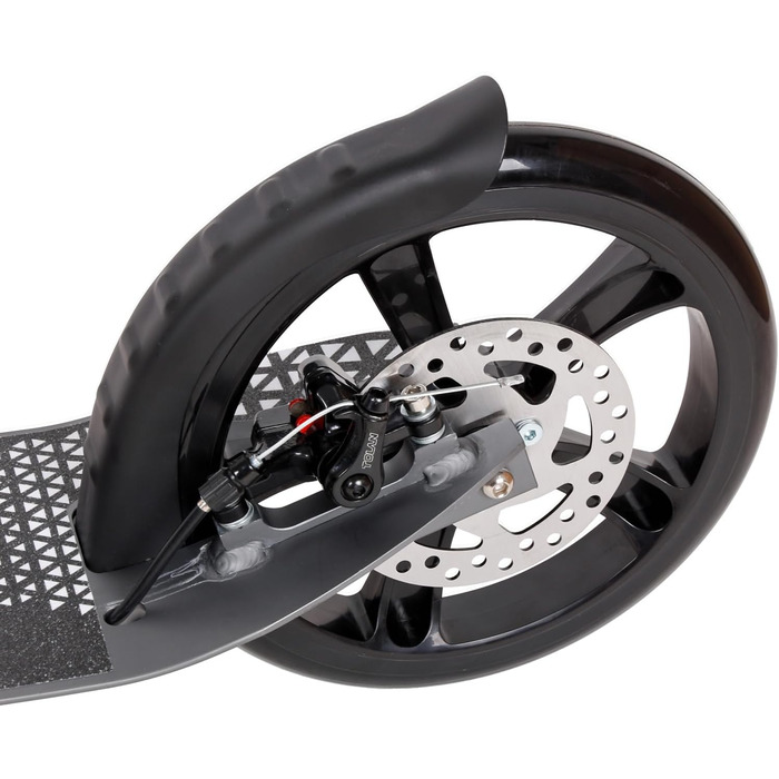 Самокат Mach1 ALU City Roller складаний, колеса 145-250 мм, для дорослих і дітей, алюмінієвий, великі колеса XXL
