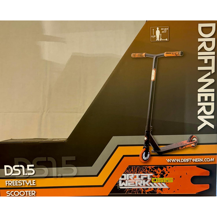 Дитячий трюковий самокат Driftwerk DS1.5 Mudcrack для фрістайлу