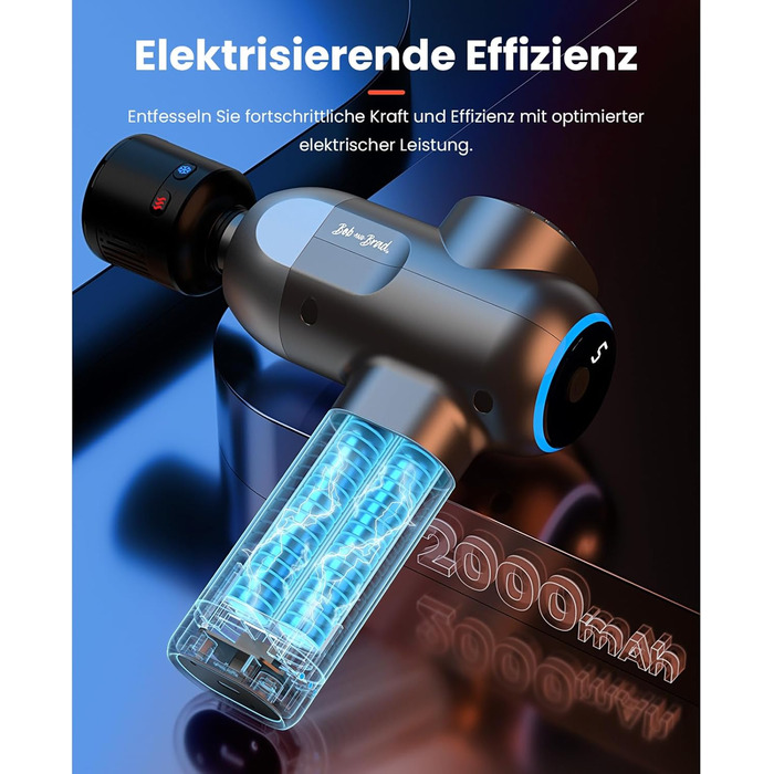 Масажер для тіла Bob and Brad C2 Pro з підігрівом та охолодженням, професійний електричний масажер для дому, фітнесу, відновлення та зняття болю (сріблястий)