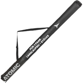 Чохол для лиж ATOMIC Nordic Ski Sleeve, водонепроникний, регульований, для бігових лиж та палиць, чорний