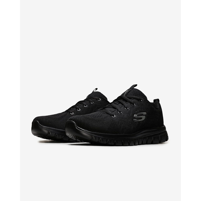 Жіночі кросівки Skechers Graceful Get Connected 1, чорні, сітчасті, розмір 39 EU