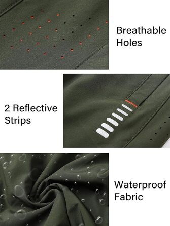 Шорти спортивні чоловічі Cimic для бігу та занять спортом, швидковисихаючі, дихаючі, легкі, з кишенею на блискавці (зелені, XXL)