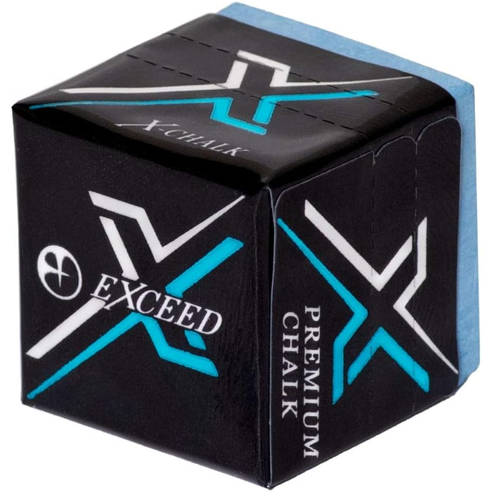 Більярдна крейда Exceed X-Chalk, синя, 1 шт.