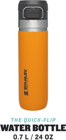 Термос-пляшка Stanley Quick Flip з нержавіючої сталі, 7+ годин холодної води, BPA-free, герметична, для води, зручна для подорожей, підходить для миття в посудомийці