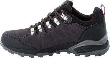 Жіноче трекінгове взуття Jack Wolfskin Refugio Texapore Low, 39 EU, Dark Steel Purple