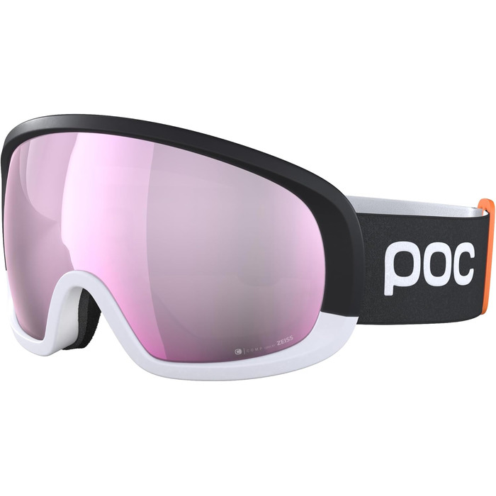 Гірськолижна маска POC Fovea Mid Clarity Comp, унісекс, універсальний розмір, чорна, лінзи для слабкого освітлення