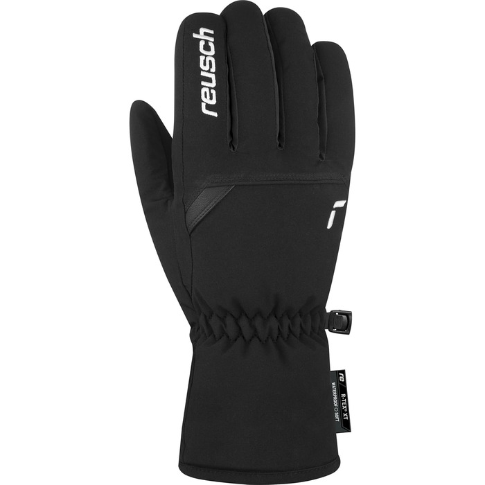 Reusch Elon R-TEX XT дуже теплі водонепроникні зимові рукавички для лиж та сноуборду, унісекс, чорні-білі, розмір 10