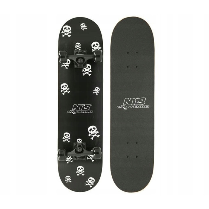 Скейтборд Skulls ABEC7 78x20 см CR3108SA Nils Extreme, PU колеса