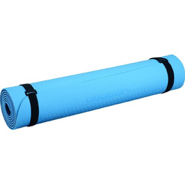 Йога-мат Deuser TPE 183x61 см для дорослих, синій