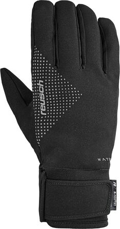 Універсальні спортивні рукавички Reusch R-TEX XT TOUCH-TEC, водонепроникні, вітрозахисні, дихаючі, сенсорні, для чоловіків і жінок, чорні/сріблясті, розмір L