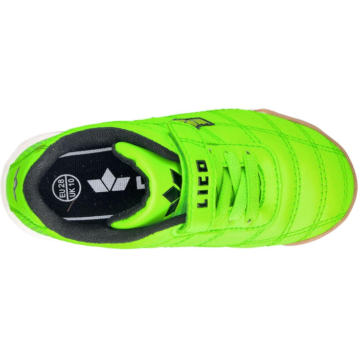 Дитячі спортивні черевики Lico Rockfield для залу та вулиці (32 EU, зелено-чорні)