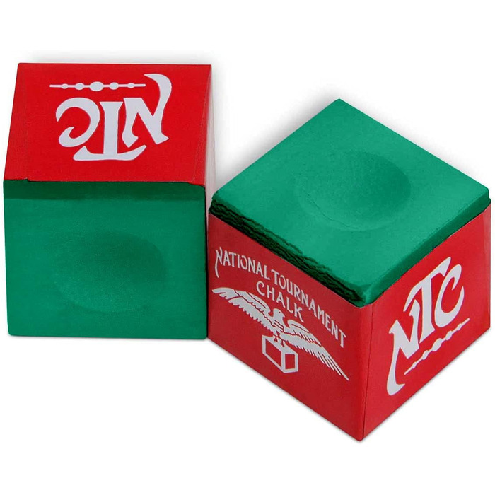 Крейда для більярдного кия Silver Cup (Турнірне зелене), 12 шт.