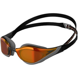 Універсальні окуляри для плавання Speedo Fastskin Pure Focus, антифог, для змагань, чорні/сірі/золоті