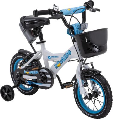Дитячий велосипед Actionbikes 12/16/20 дюймів, V-Brake, для хлопчиків і дівчаток, з крилами, від 2 до 9 років