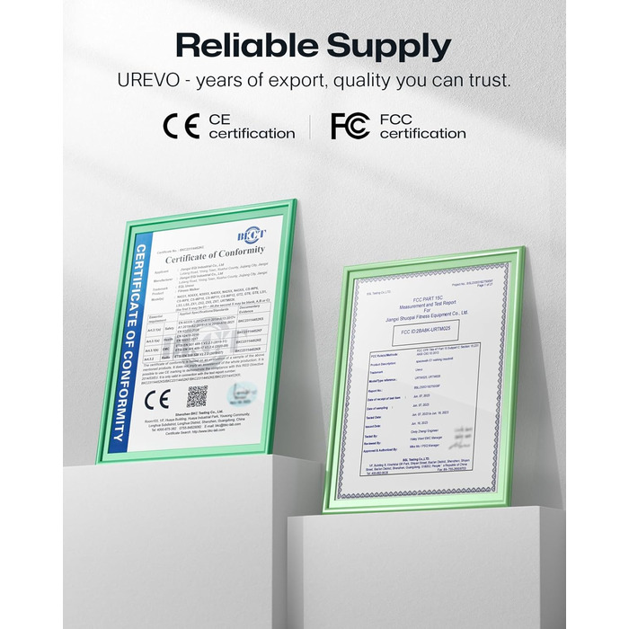 UREVO Smart Walking Pad: компактний біговий килимок під стіл з амортизацією, керування через додаток та пультом, 38x102 см