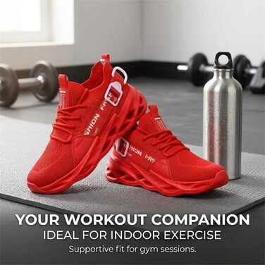 Кросівки чоловічі та жіночі спортивні для бігу та фітнесу Turnschuhe G133 Red (41 EU)