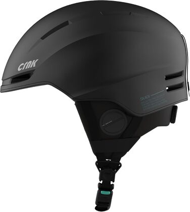 Гірськолижний шолом CRNK Skadi з Bluetooth, шумозаглушенням, чорний, M, для чоловіків і жінок