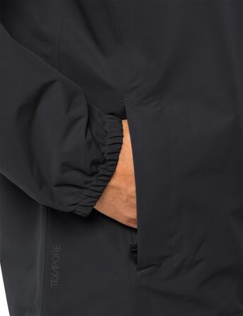 Чоловіча мембранна куртка Jack Wolfskin Stormy Point 2L, чорна, розмір L