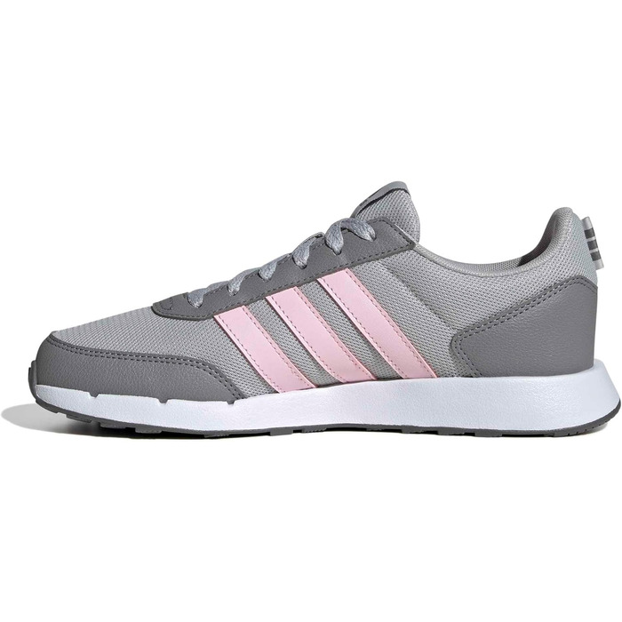 Кросівки для бігу Adidas Run 50s, 38 EU, сірий/рожевий/сірий, для жінок
