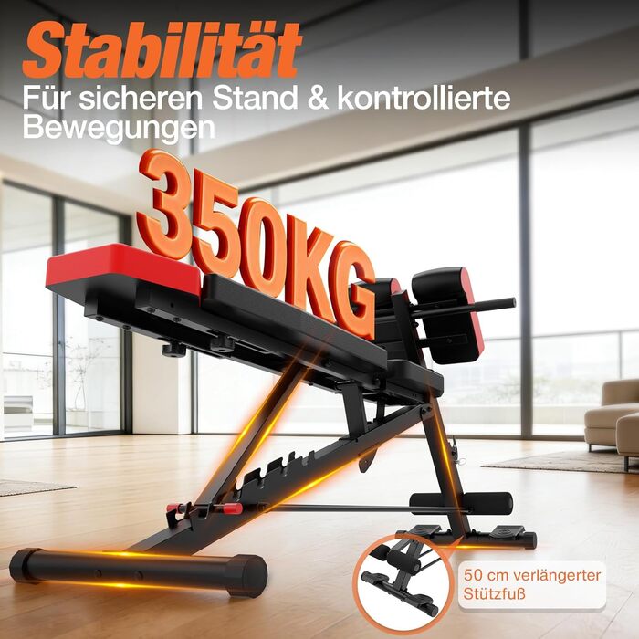 DH FitLife 2026 Преміум Тренажерний комплекс 6-в-1: регульована лава для жиму, гіперекстензія, тренажер для дому та фітнесу