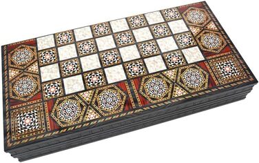 Настільна гра нарди KS Games Elegance, велика дошка з МДФ 50,5x25,5x8 см, для 2 гравців від 8 років