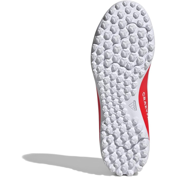 Бутси для футболу adidas X Crazyfast.4 Turf - унісекс, дитячі, розмір 5.5 US, кольори: Solar Red, White, Team Solar Yellow