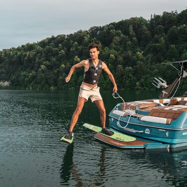 Спасальний жилет для дорослих Promo One-Size, чорно-сірий, для SUP, каякінгу та плавання
