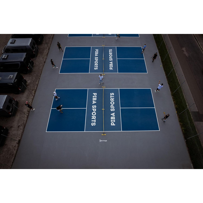 М'яка сітка для піклболу преміум-якості – офіційний розмір для турнірів, легка у збиранні, міцна та портативна – ідеальна для професіоналів та любителів, жовта