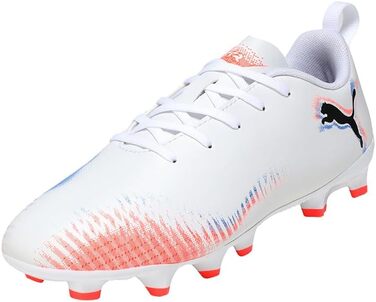 Дитячі футбольні бутси PUMA Future 8 Play FG/AG Jr - біло-червоно-чорні