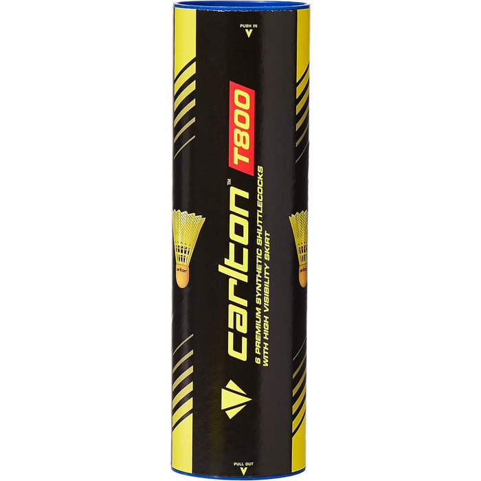 Carlton Shuttle Tournament T800 - Бадмінтонні волани для юніорів та клубних гравців (6 шт. в упаковці)